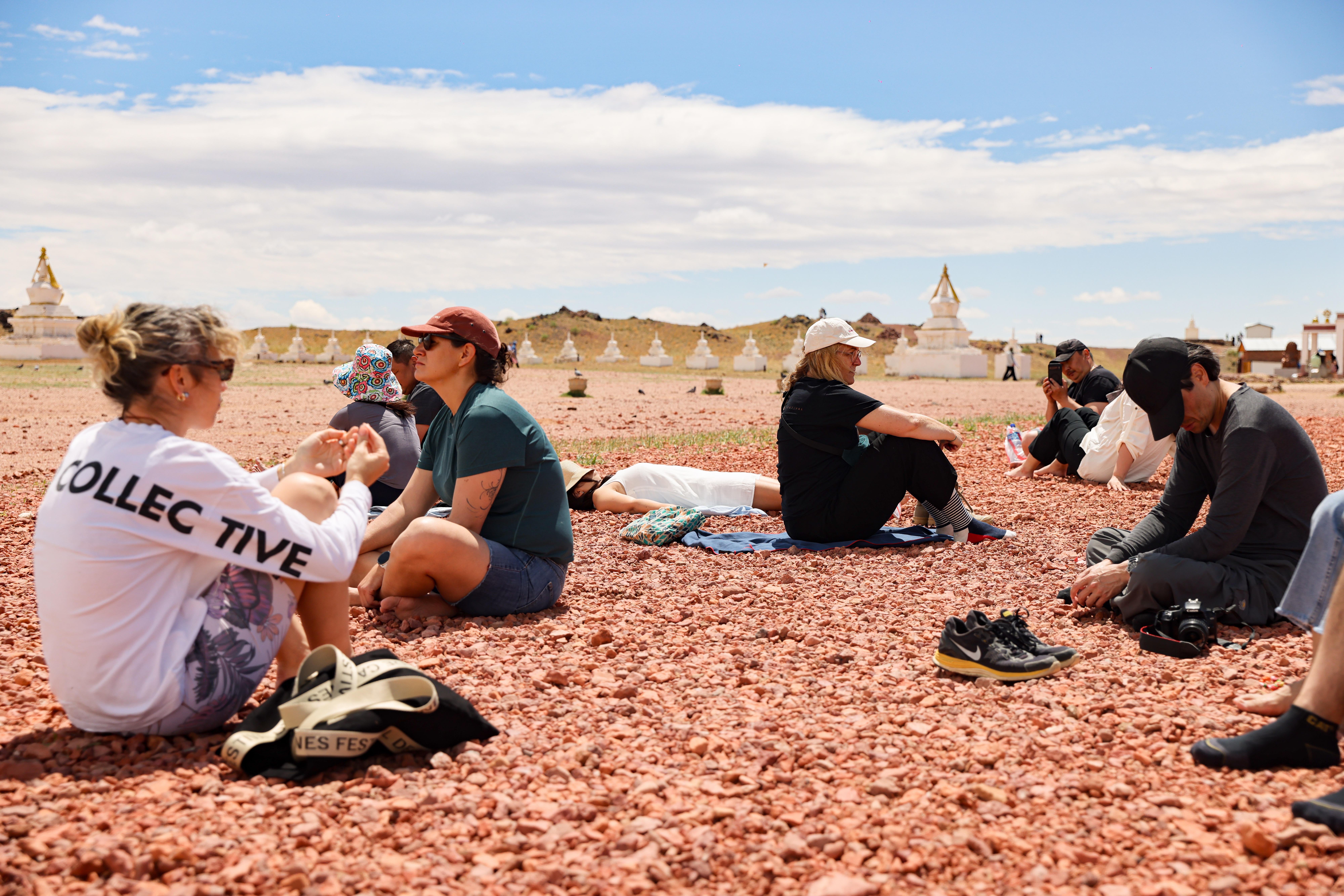 Visiting the Gobi energy centre pilgrimage site